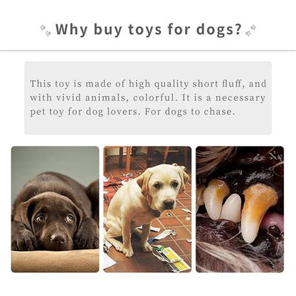 Octopus Plush Dog Chew Toy No Stuffing Puppy Teething Interactive - Image 9