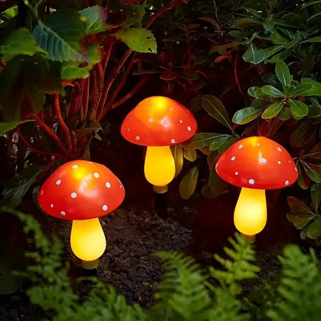 HASHBROWN'S 8 Solar Mushroom Garden Lights - Image 9