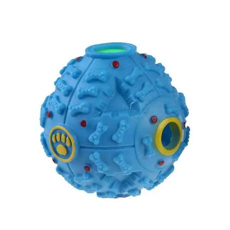 Pet Shrieking Sound Leakage Ball Teeth Bite Treat Dispensing Chew Toy - Black - Image 13