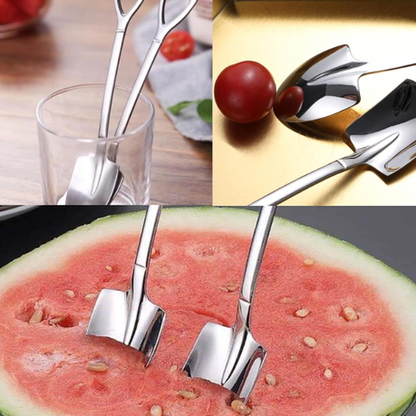 HASHBROWN'S 4-Pack Stainless Steel Dessert Scoop Spoons - Image 4