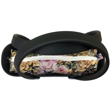 Cotton Road Jelly Bag with Floral Insert - Black - Image 4