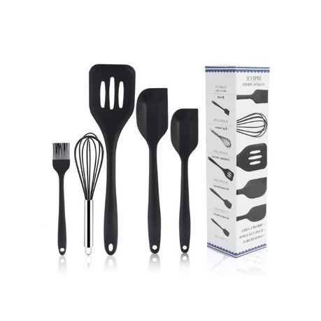 5-Piece Silicone Kitchen Utensil Set - Image 3