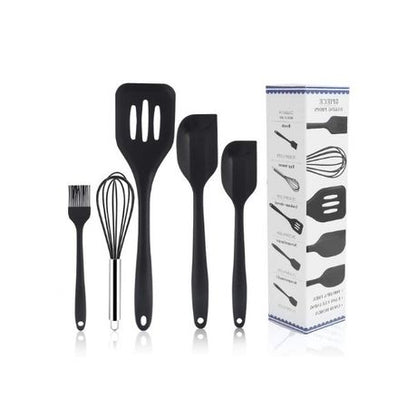 5-Piece Silicone Kitchen Utensil Set - Image 3