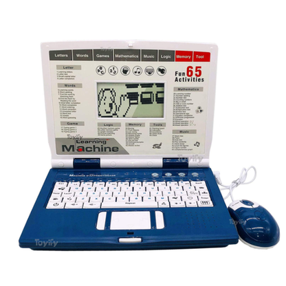 Kids Educational Laptop with Mouse - Image 3