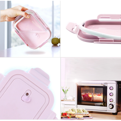 Leak-Proof Glass Food Containers - 680ml - 3 Pack - Image 11