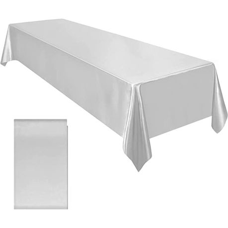Rectangle Satin Party Tablecloth Table Cove 150.cm x 245.cm - Image 22