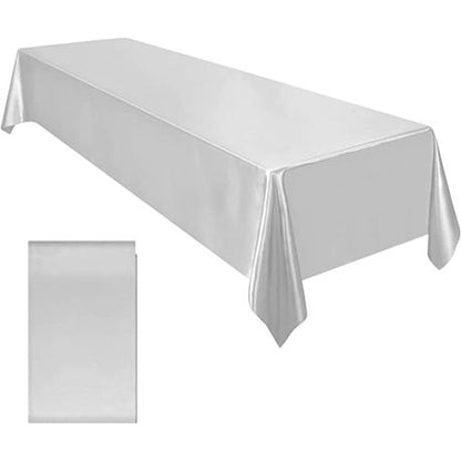 Rectangle Satin Party Tablecloth Table Cove 150.cm x 245.cm - Image 22