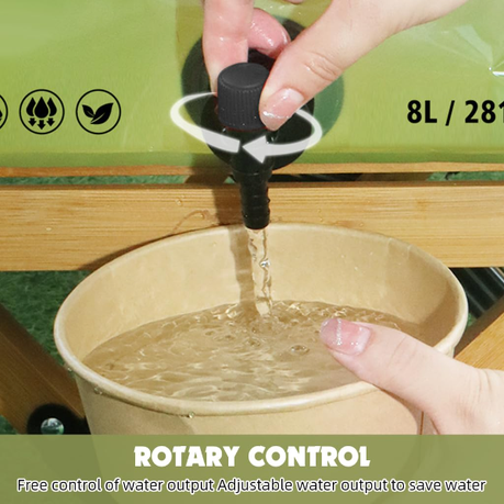 HASHBROWN'S - 8L Portable Water Container with Spigot - Green - Image 3