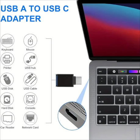 HASHBROWN'S 5pcs USB A to USB C Adapters - Image 5