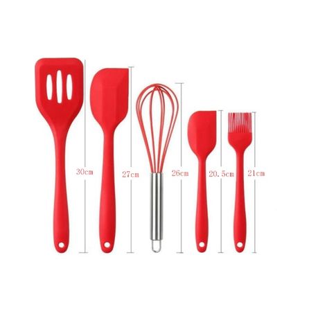 Nonstick Silicone Kitchen Utensils Set - 10 Piece - Image 2