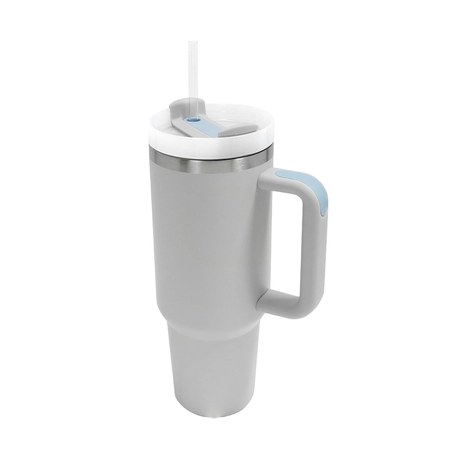 1.2L Tumbler with Handle Straw Lid, Stainless Steel Travel Mug - Image 30