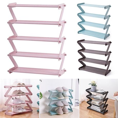 Multifunctional Super Deal Multi-layer Z shape Shoe Rack- SD - Image 3