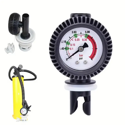 HASHBROWN'S ABS Black Plastic Inflatable Boat Air Pump with Pressure Gauge - Image 4