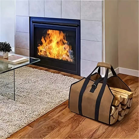 HASHBROWN'S Heavy-Duty Polyester Firewood Carrier Bag - Image 11