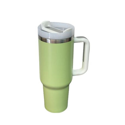 1.2L Tumbler with Handle Straw Lid, Stainless Steel Travel Mug - Image 11