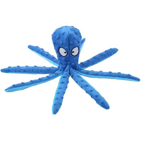 Octopus Plush Dog Chew Toy No Stuffing Puppy Teething Interactive - Image 11