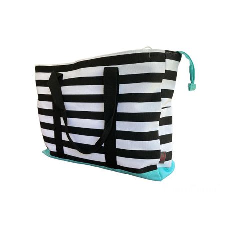 Large Cotton Road Beach Bag - Image 3