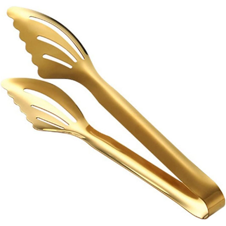 HASHBROWN'S Stainless Steel Butterfly Tong - Gold