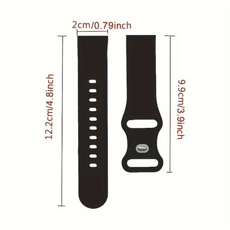 HB Flower Engraved Silicone Band - Image 3