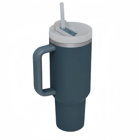 1.2L Tumbler with Handle Straw Lid, Stainless Steel Travel Mug - Image 67