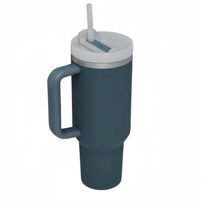 1.2L Tumbler with Handle Straw Lid, Stainless Steel Travel Mug - Image 67