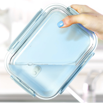 Leak-Proof Glass Food Containers - 680ml - 3 Pack - Image 4