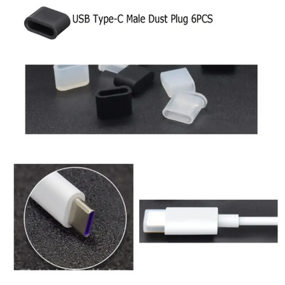 HASHBROWN'S 36PCS Silicone USB Dust Cover Plugs - Assorted Shapes - Image 9