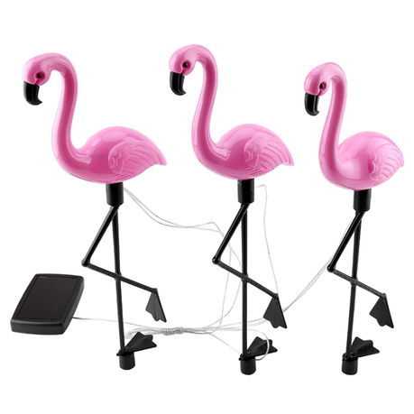 HASHBROWN'S Solar Flamingo Lights