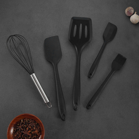 5-Piece Silicone Kitchen Utensil Set - Image 2