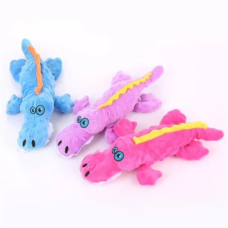 Cute Plush Toys Stuffed Animal Alligator Shape Pet Chew Toy - Image 14
