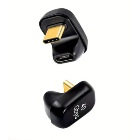 USB Adapter 180 Degree USB C Adapter 40Gbps