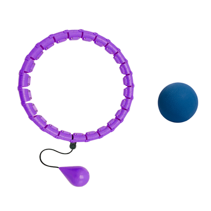Fat Burning Smart Fitness Hula Hoop with Mini Deep Tissue Massage Ball - Image 9