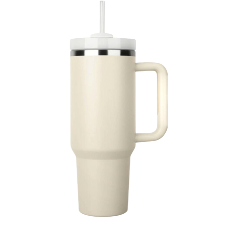 1.2L Tumbler with Handle Straw Lid, Stainless Steel Travel Mug - Image 21