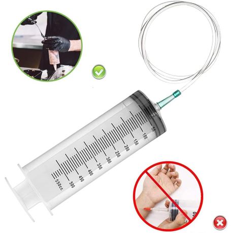 Health Tool Plastic Syringe, Large Capacity Liquid Syringe with 1m Tube - Image 3