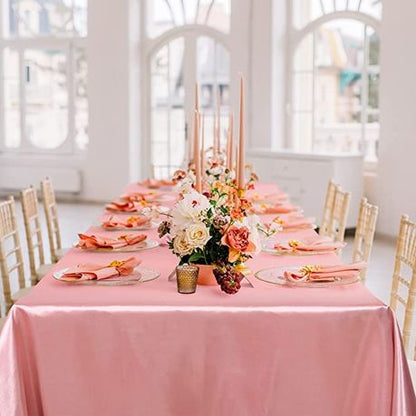 Rectangle Satin Party Tablecloth Table Cove 150.cm x 245.cm - Image 7