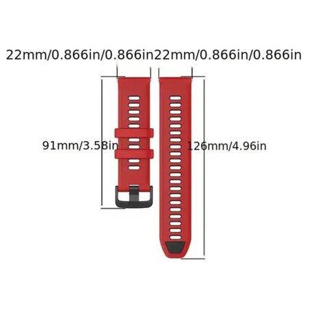 HB 22mm Watch Strap Compatible with Samsung Huawei & Garmin Watches - Image 5