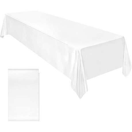 Rectangle Satin Party Tablecloth Table Cove 150.cm x 245.cm - Image 24