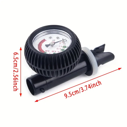 HASHBROWN'S ABS Black Plastic Inflatable Boat Air Pump with Pressure Gauge - Image 3