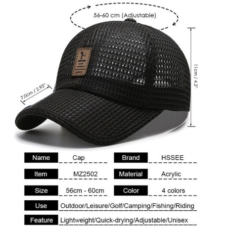 Sport Fashion Lightweight Adjustable Breathable Running Baseball Cap - Image 2