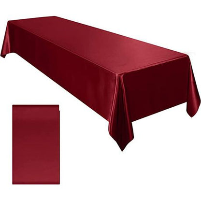 Rectangle Satin Party Tablecloth Table Cove 150.cm x 245.cm - Image 28
