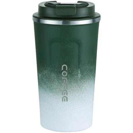 500ml Vacuum Cup Stainless Steel Temperature Display Coffee Flask - Blue - Image 4