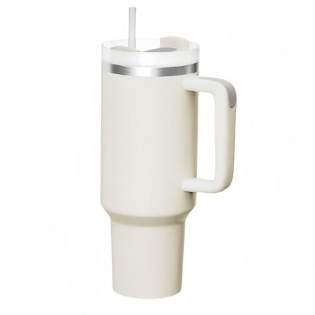 1.2L Tumbler with Handle Straw Lid, Stainless Steel Travel Mug - Image 26