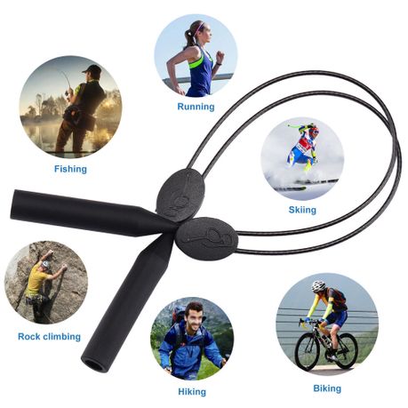 Fashion Multifunctional Adjustable Silicone Glasses Holder Set of 3 - 40cm - Image 2