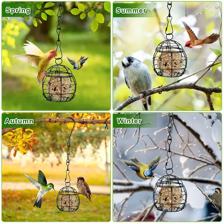 HB 4 Piece Hanging Bird Feeders - Image 8
