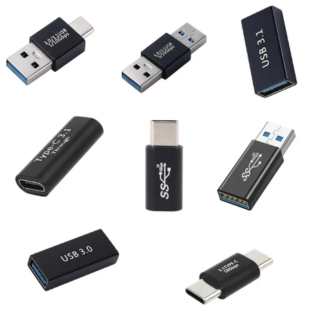 HASHBROWN'S 8pcs USB-C to USB 3.0 Adapter Set