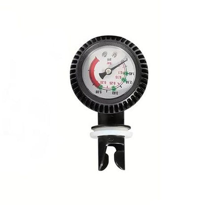 HASHBROWN'S ABS Black Plastic Inflatable Boat Air Pump with Pressure Gauge