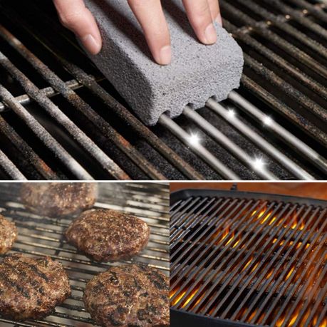 Camping Braai BBQ Cleaning Pumice Stone 4 Piece Set - Image 2