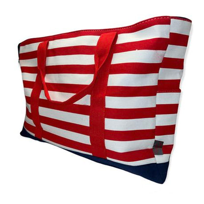 Large Cotton Road Beach Bag - Image 18