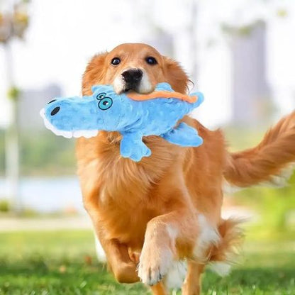 Cute Plush Toys Stuffed Animal Alligator Shape Pet Chew Toy - Image 3