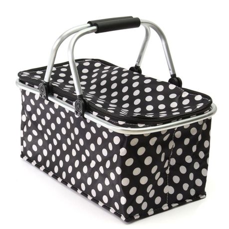 Large Bag Collapsible Picnic Basket - Image 2
